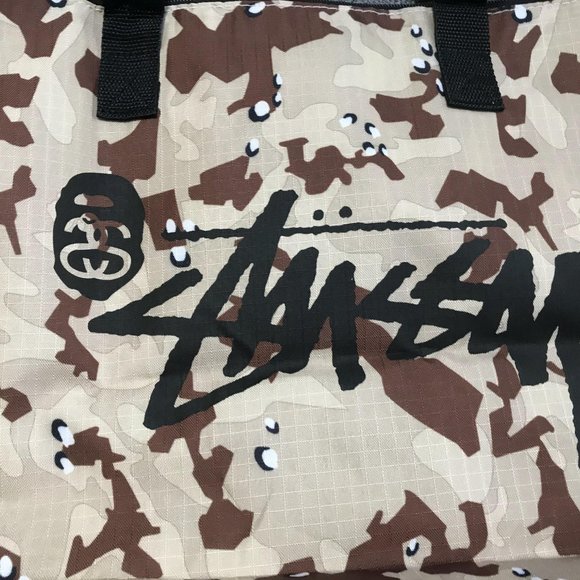 Stussy x Bape Camo Tote Bag Magazine Appendix Gift Bag - Picture 3 of 7